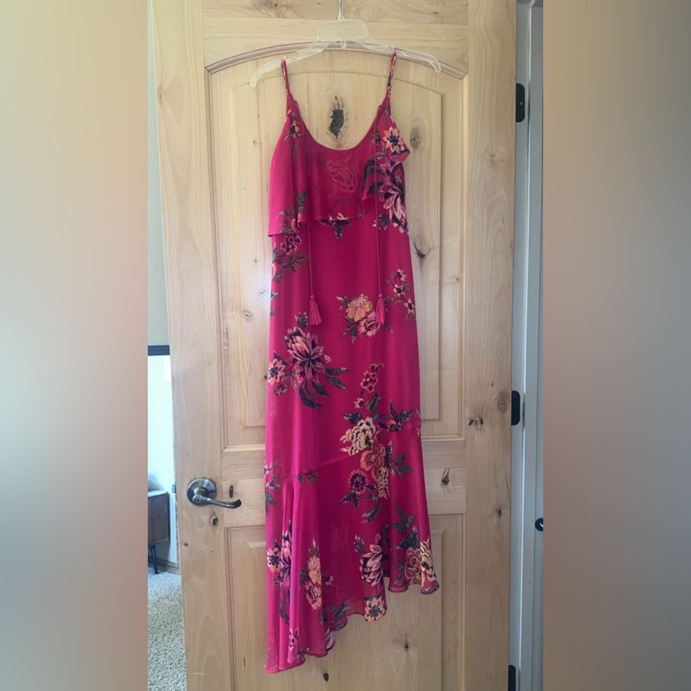 Xhilaration Red Floral Dress